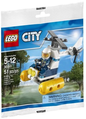 LEGO City 30311 Policejní helikoptéra
