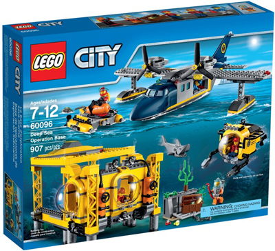 LEGO CITY 60096 Základna pro hlubinný mořský výzkum