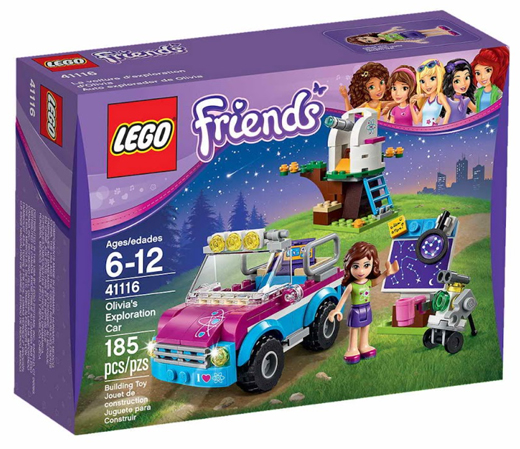 LEGO 41116 FRIENDS Olivie a její průzkumné auto