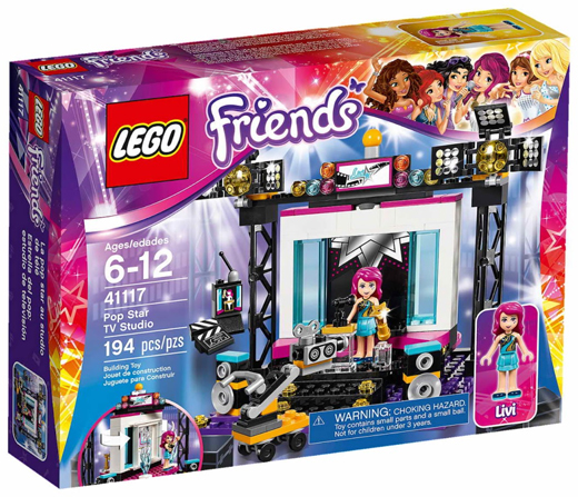 LEGO 41117 FRIENDS TV Studio s popovou hvězdou