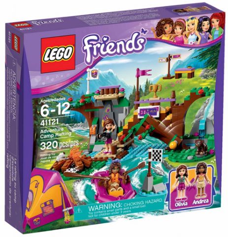 LEGO 41121 FRIENDS Dobrodružný tábor - jízda na divoké vodě