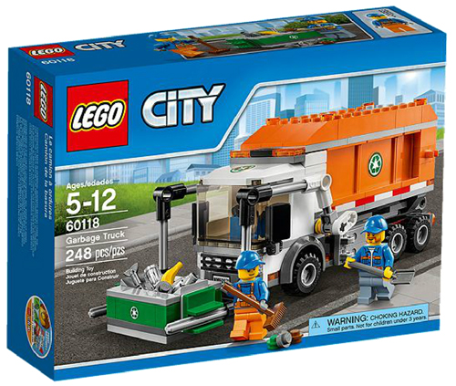 LEGO 60118 CITY Popelářské auto