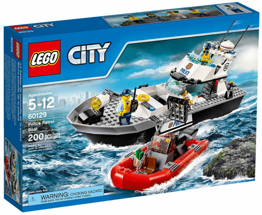 LEGO 60129 CITY Policejní hlídková loď