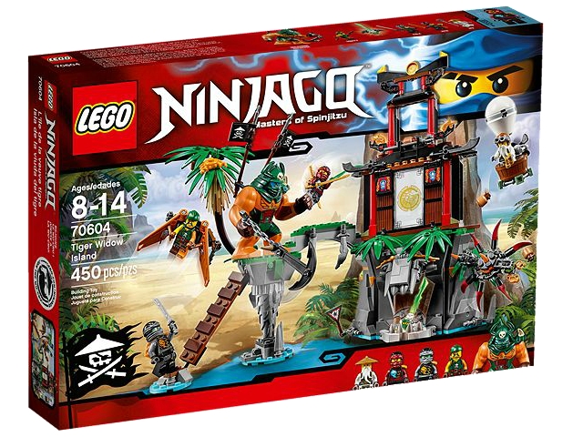 LEGO 70604 NINJAGO Ostrov Tygří vdova