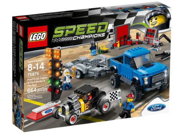 LEGO Speed Champions 75875 Ford F-150 Raptor a Ford Model A Hot Rod