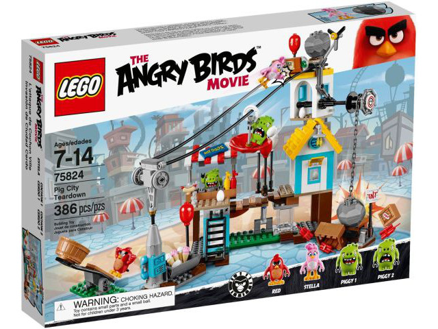 Lego Angry Birds 75824 - Bourání v prasečím městě
