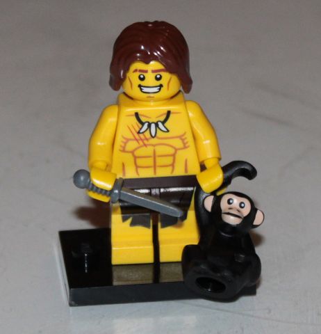 LEGO 8831 Minifigurky série 7 - 10. Divoch - Tarzan
