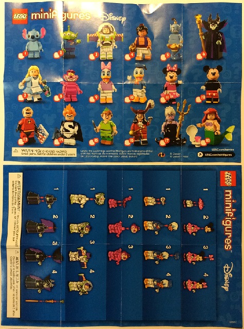 LEGO Minifigurky 71012 Orginal box 60 ks Disney série