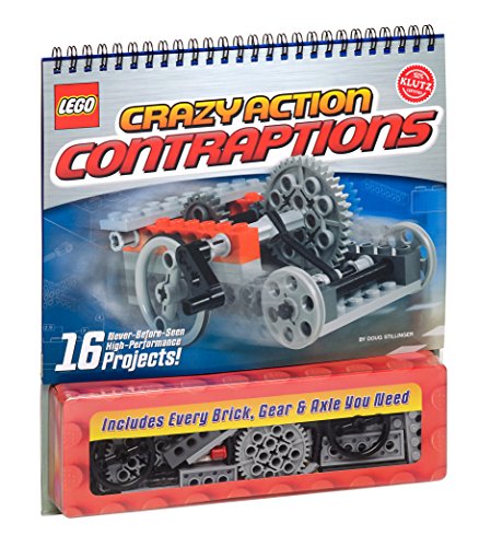 Lego: Crazy Action Contraptions (Klutz)- kniha s dílky