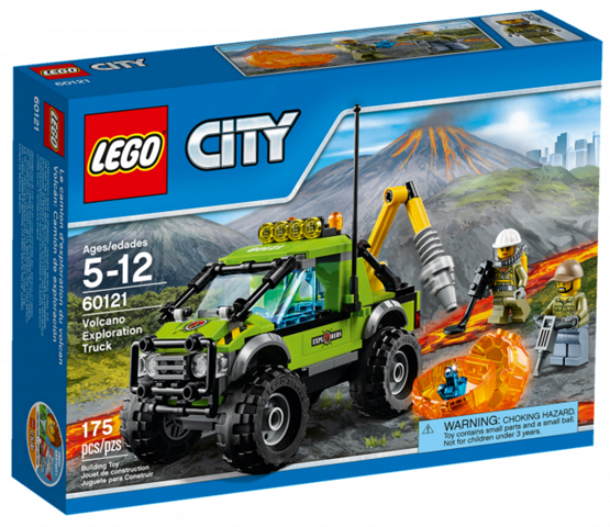 LEGO CITY 60121 Sopečné průzkumné vozidlo