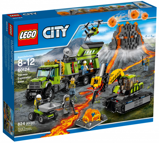 LEGO CITY 60124 Sopečná základna průzkumníků
