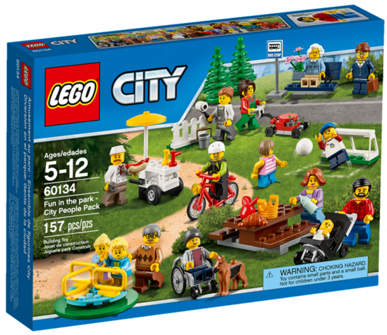 LEGO CITY 60134 Zábava v parku - lidé z města