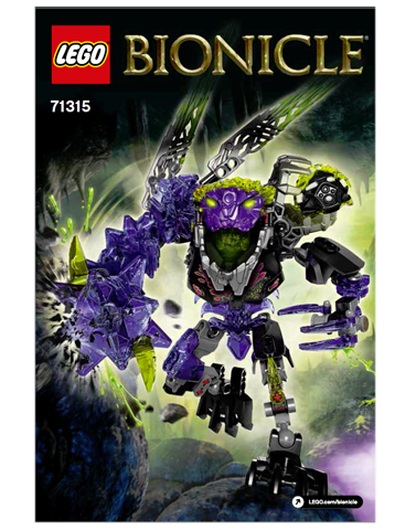 LEGO Bionicle 71315 Příšera zemětřesení