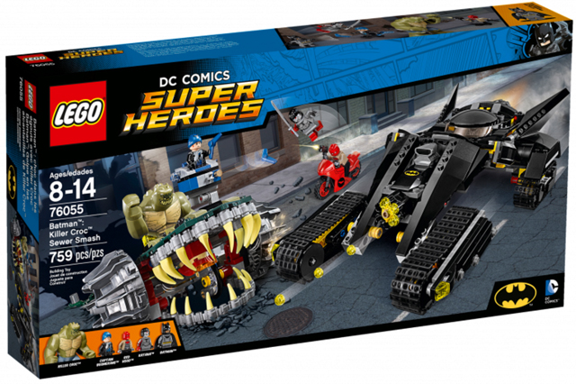 LEGO Super Heroes 76055 Batman™: Killer Croc™ Zničení ve stokách
