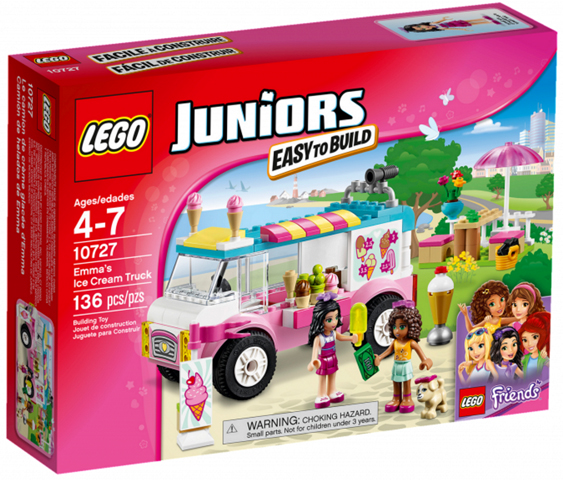 LEGO 10727 JUNIORS Emma a zmrzlinářská dodávka