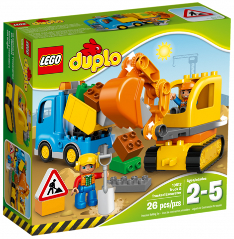 LEGO 10812 DUPLO Pásový bagr a náklaďák
