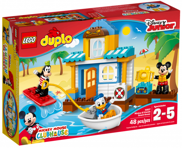 LEGO 10827 DUPLO Mickey a jeho kamarádi v domě na pláži