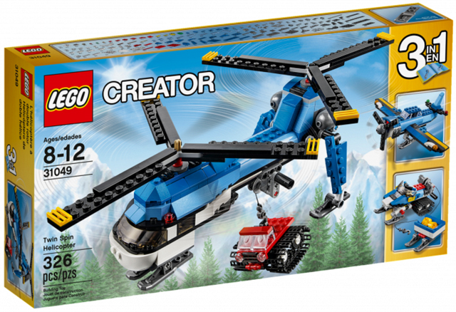LEGO 31049 CREATOR Vrtulník se dvěma vrtulemi