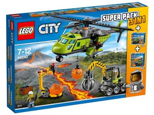 Lego 66540 City Super Pack 3 in 1 (60121, 60122, 60123)