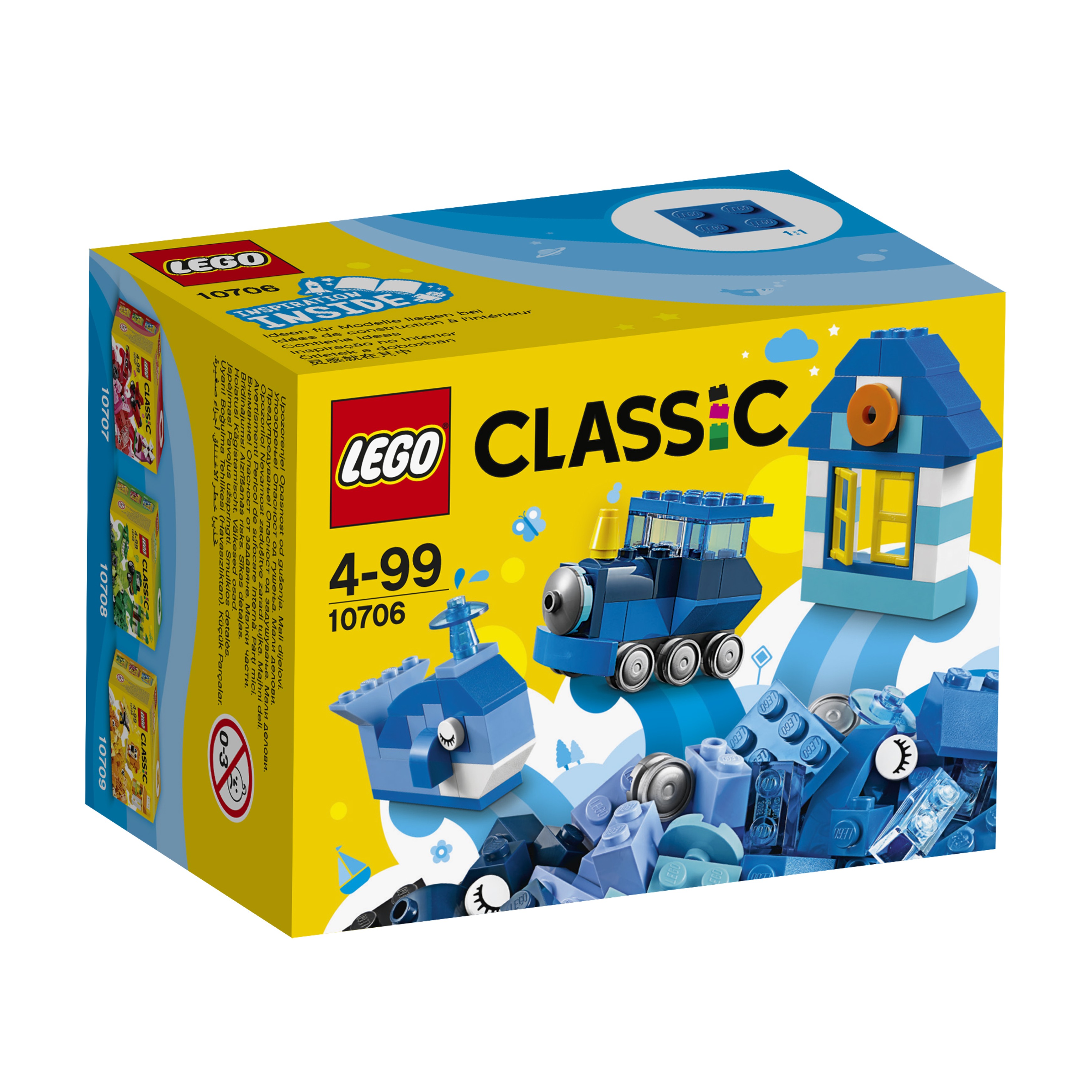 LEGO® Classic 10706, Modrý kreativní box
