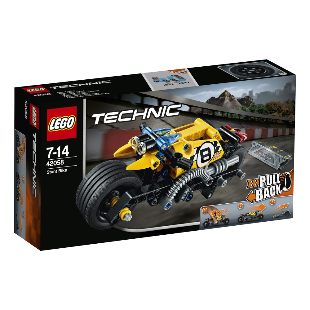 LEGO® Technic 42058, Motorka pro kaskadéry