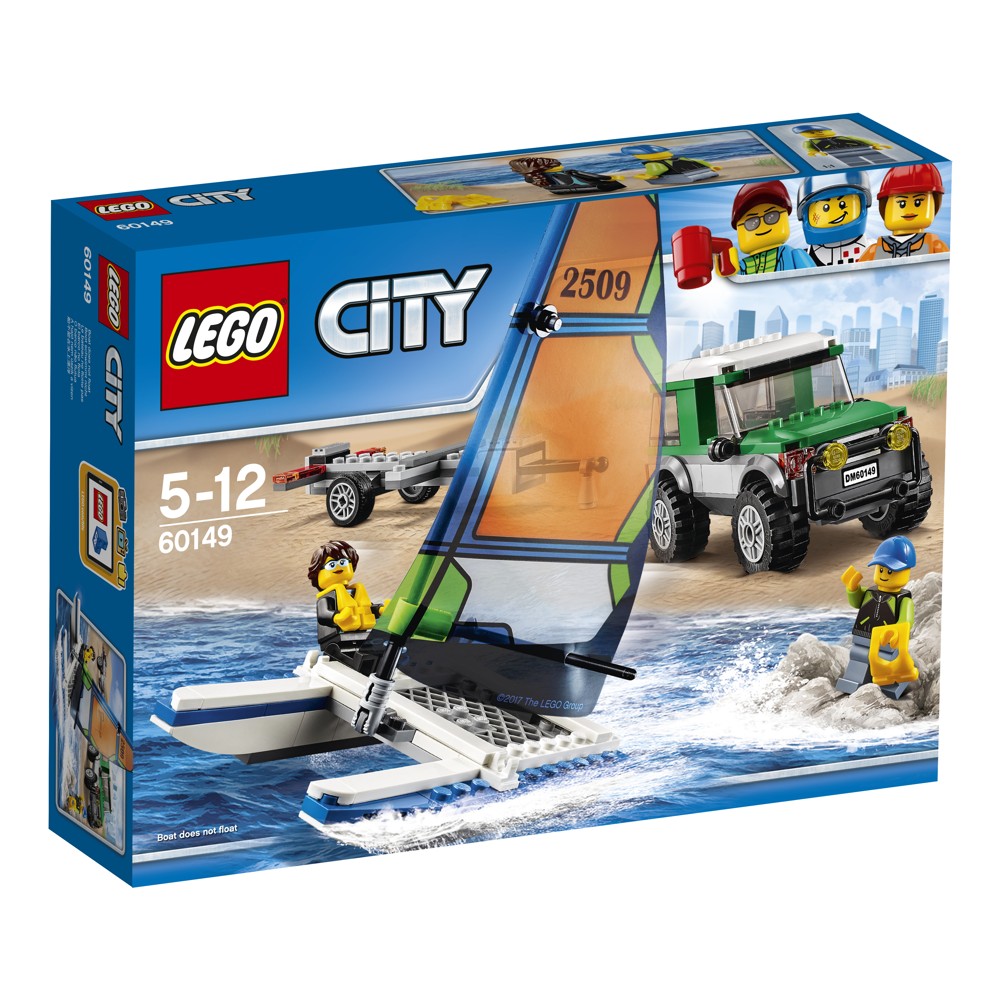 LEGO® City 60149, 4x4 s katamaránem