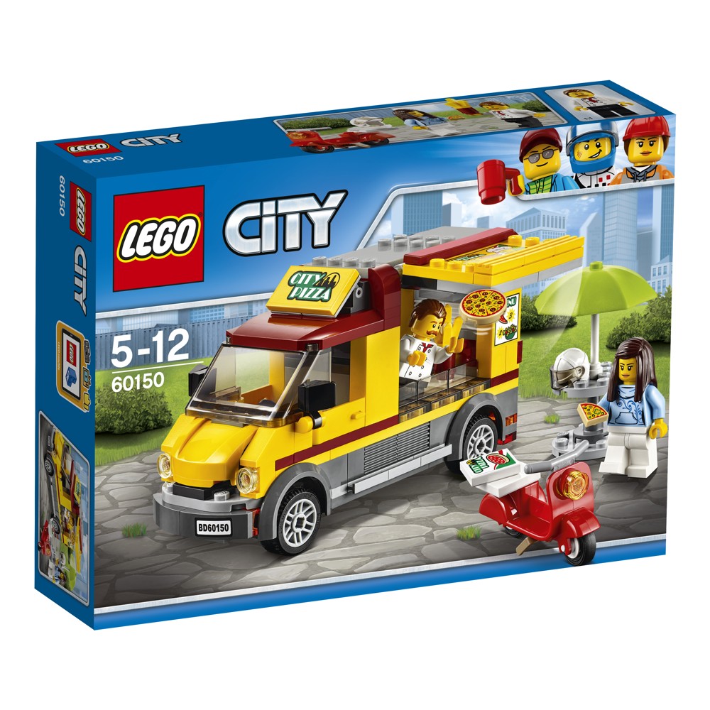 LEGO® City 60150, Dodávka s pizzou