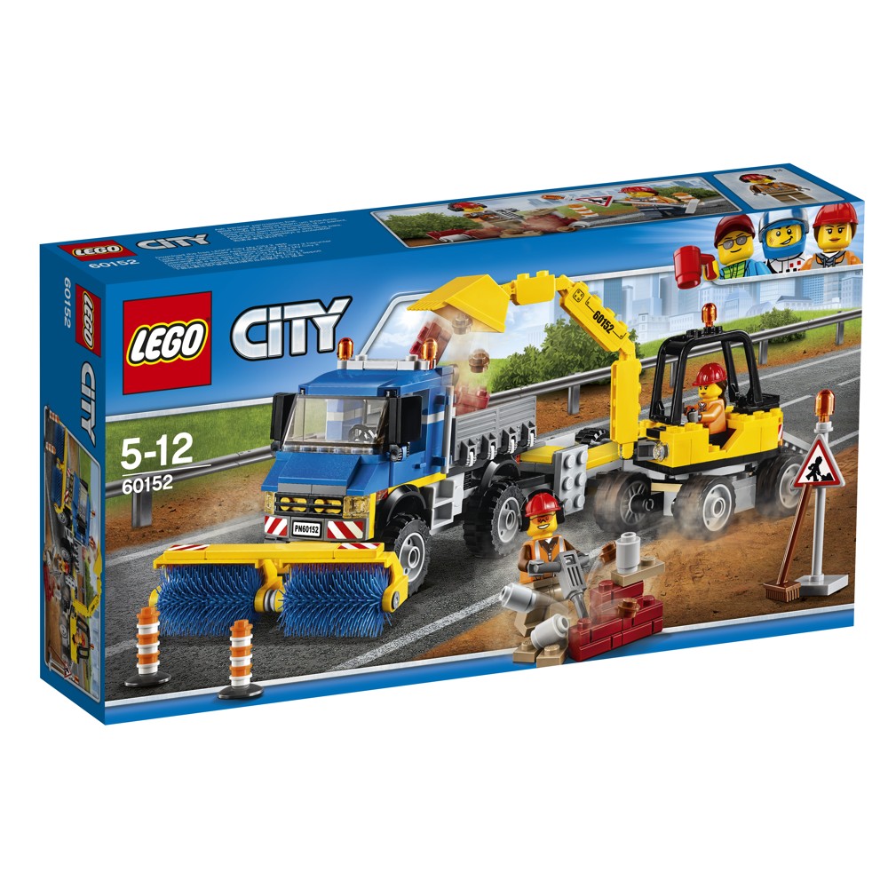LEGO® City 60152, Zametací vůz a bagr