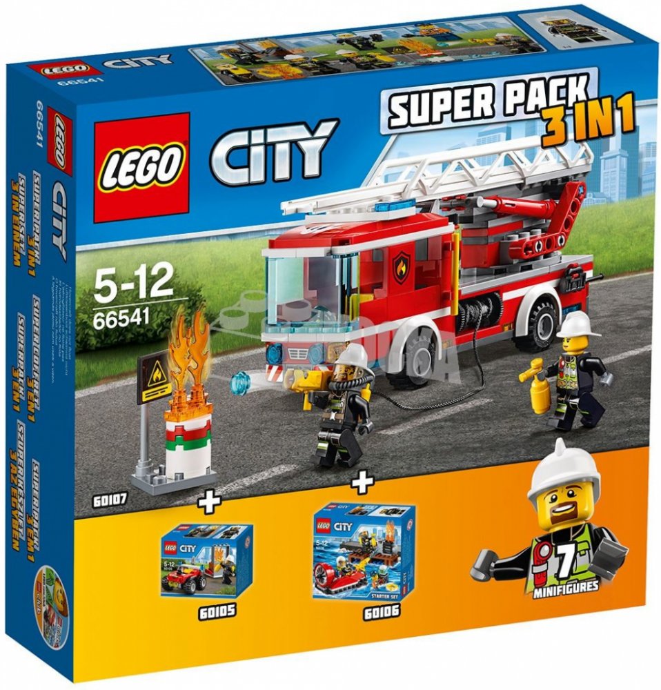 Lego City 66541 Hasiči 3v1
