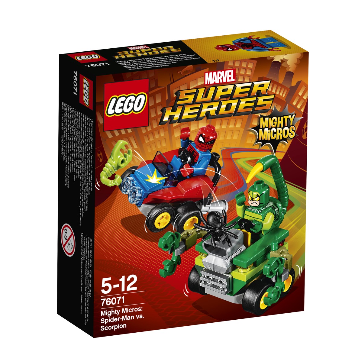 LEGO® Marvel Super Heroes 76071 Mighty Micros: Spiderman vs. Škorpion