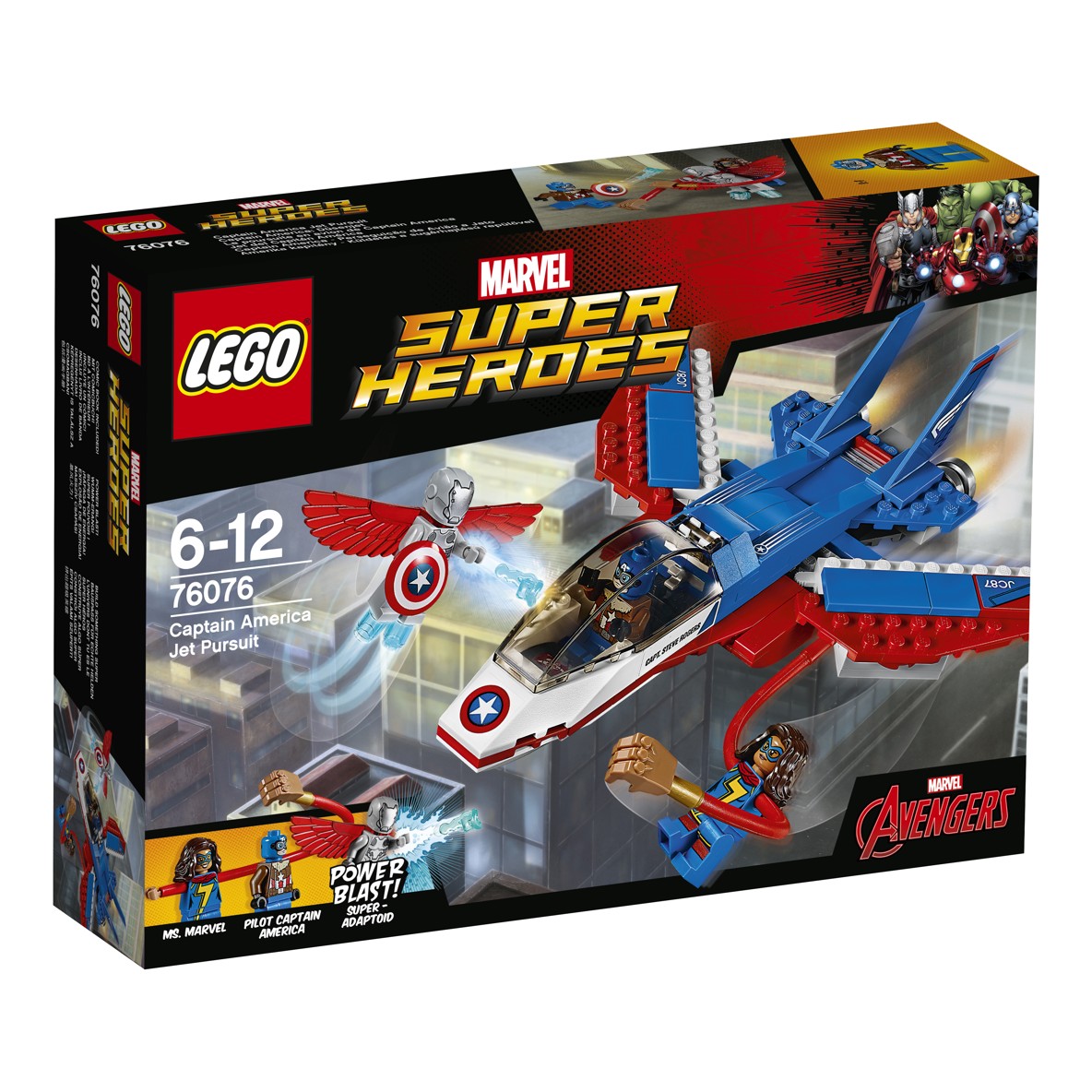 LEGO® Marvel Super Heroes 76076 Kapitán America a honicka ve stíhacce