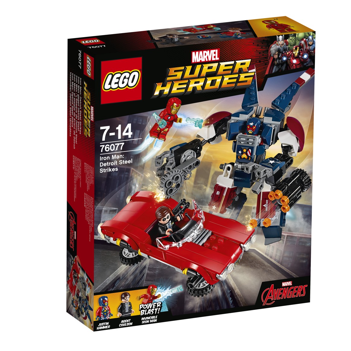 LEGO® Marvel Super Heroes 76077 Iron Man: Robot z detroitských oceláren