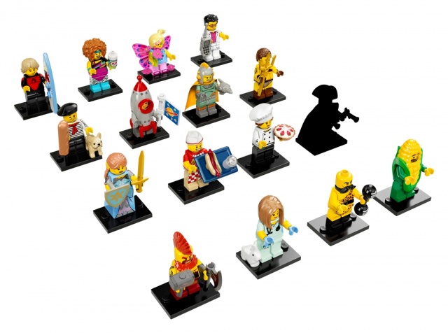 LEGO Minifigurky 71018 17. série sada všech 16 figurek