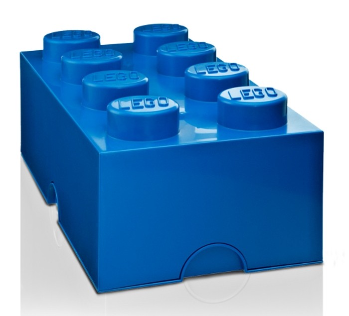 LEGO Úložný box 25 x 50 x 18 cm Modrý