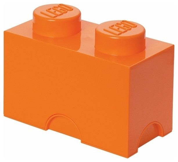 LEGO Úložný box 125x252x181 oranžový