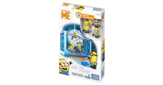 Mega Bloks Mimoňové - Katastrofa v továrně- Factory fiasco