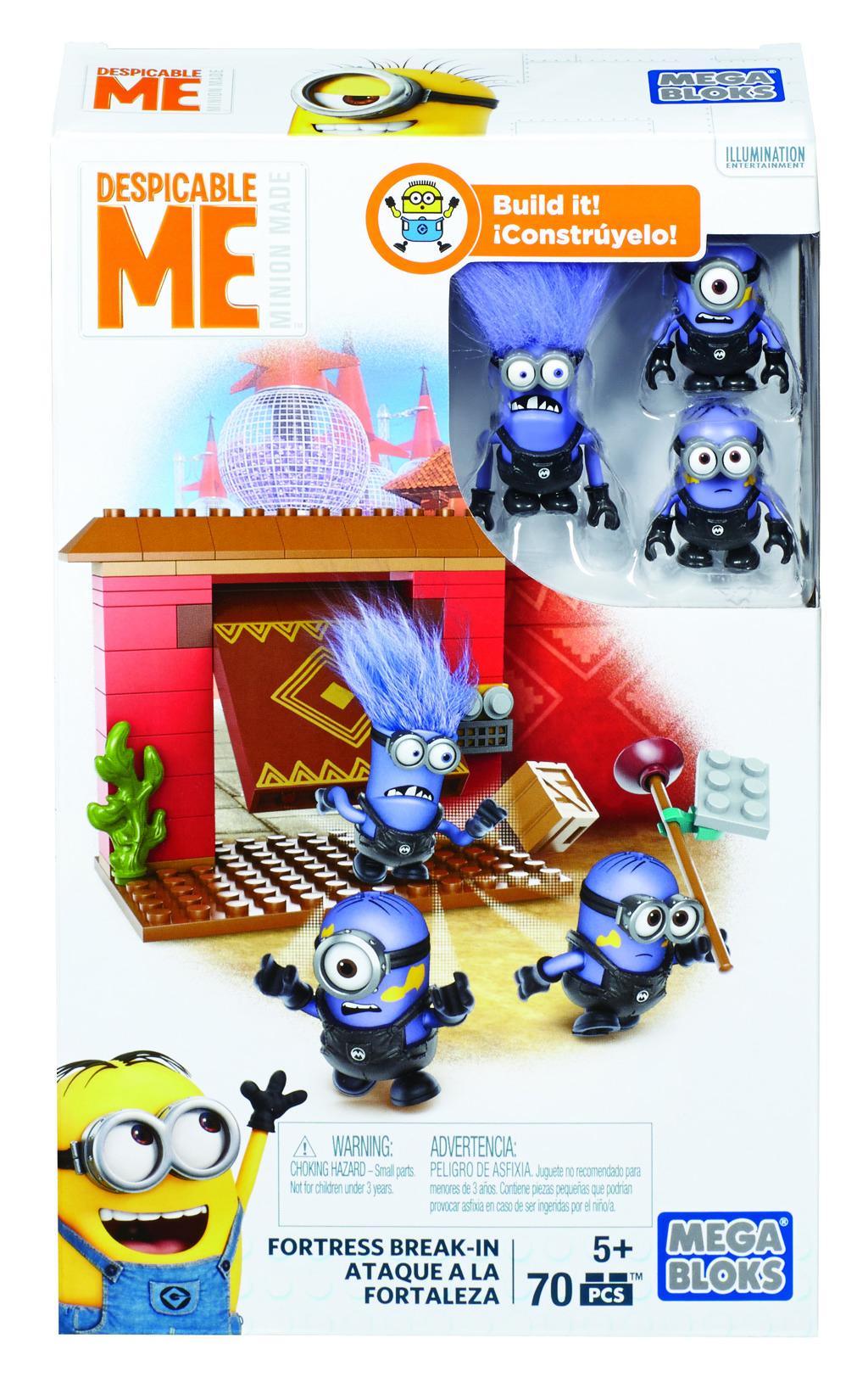 Mega Bloks Mimoňové nové tématické postavičky Fortress Break-in