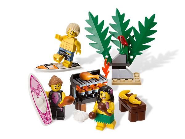 850449-1 - Minifigure Beach Accessory Pack