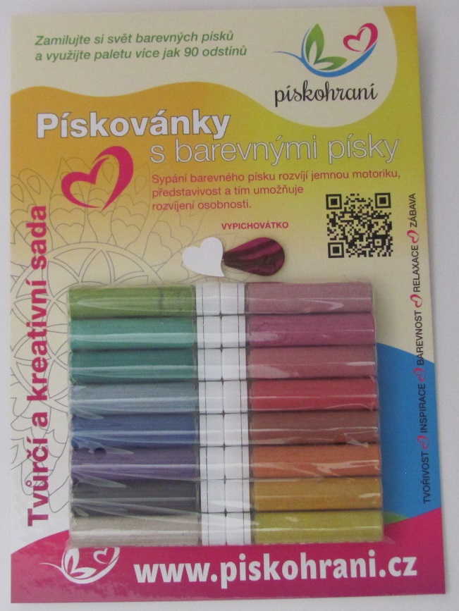 Sada mandal s vypichovátkem - 16 písků + 6 šablon