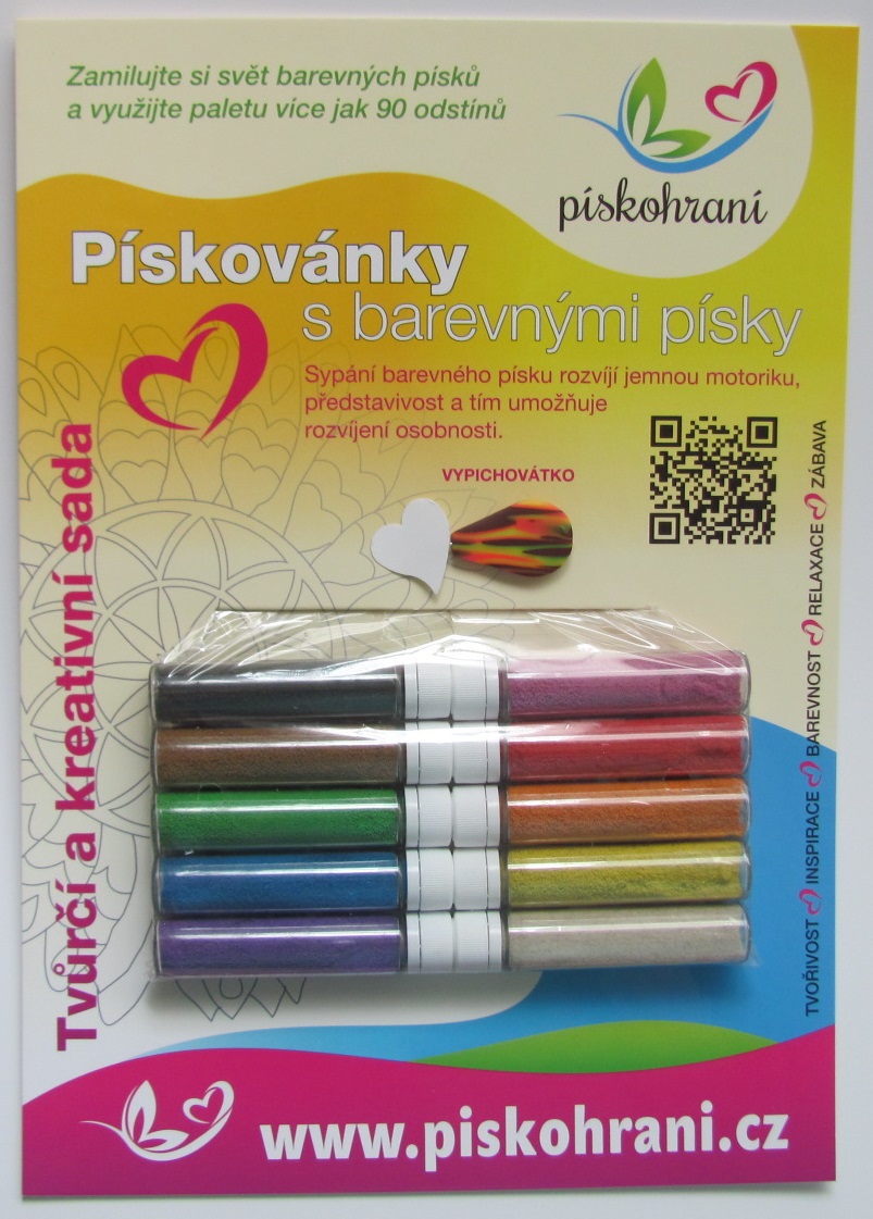 Sada pro holky s vypichovátkem - 10 * písek + 5 šablon