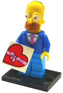 LEGO Minifigurka 71009 The Simpsons 2 - Homer Simpson with Tie and Jacket 1