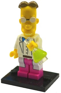LEGO Minifigurka 71009 The Simpsons 2 - Professor Frink