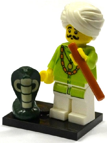LEGO Minifigurky 71013 - 4 - Snake Charmer