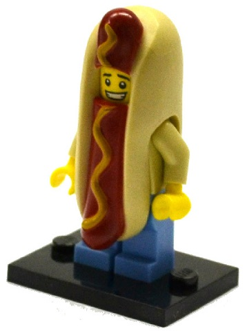 LEGO Minifigurky 71013 - 14 - Hot Dog Man