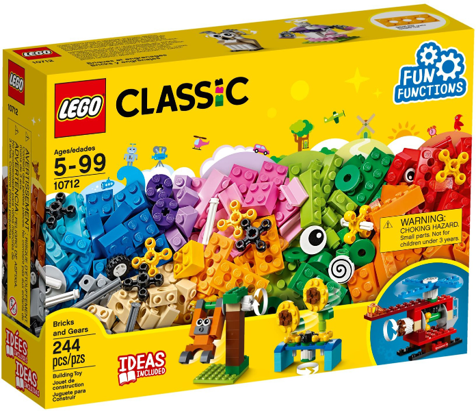 LEGO Classic 10712 Kostky a ozubená kolečka