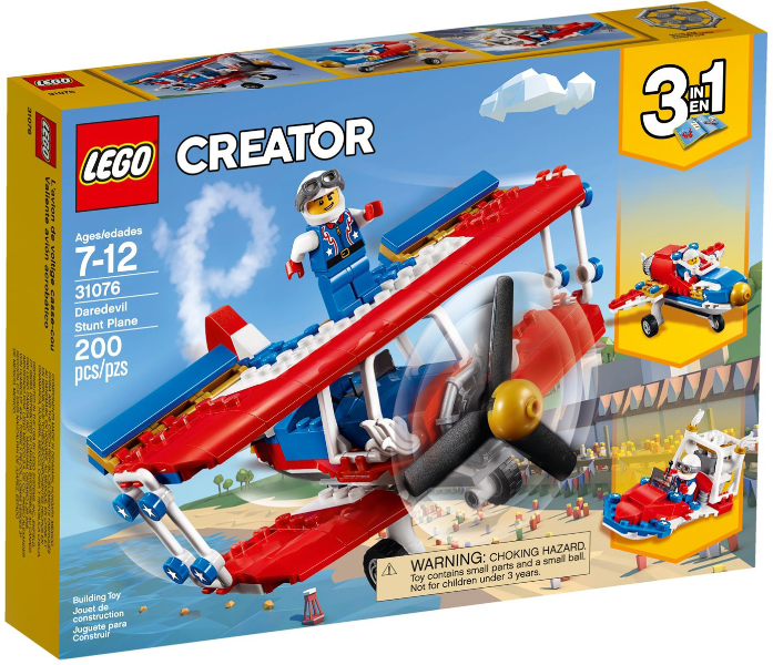 LEGO CREATOR 31076 Odvážné kaskadérské letadlo