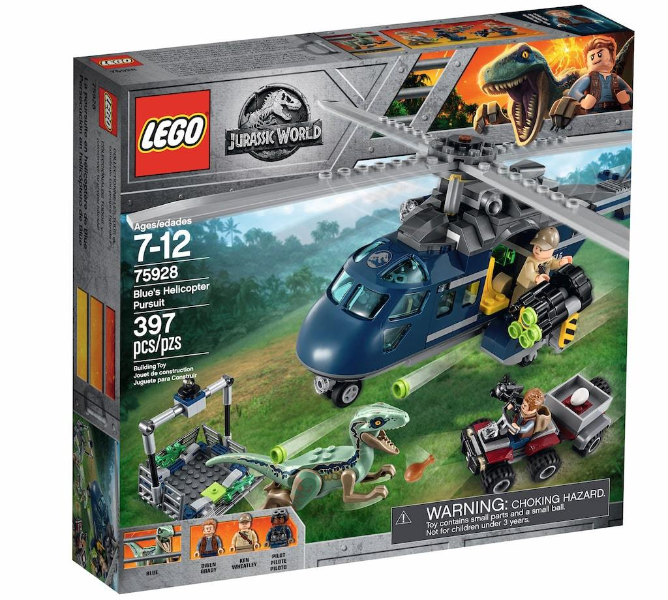 LEGO Jurassic World 75928 Pronásledování Bluea helikoptérou