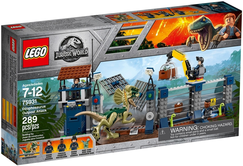 LEGO Jurassic World 75931 Útok Dilophosaura na hlídku
