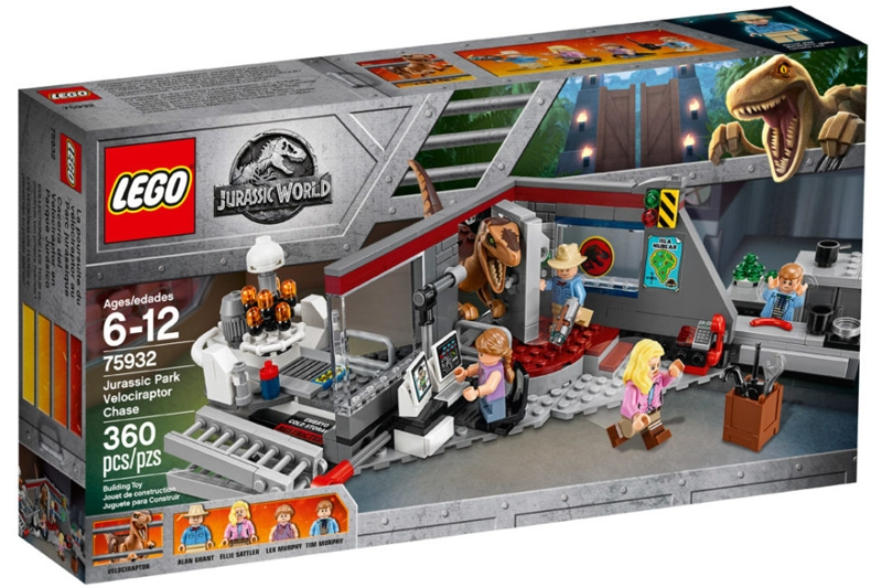 LEGO Jurassic World 75932 Jurský park: hon na Velociraptora