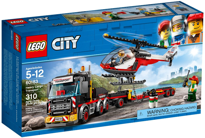 LEGO CITY 60183 Tahač na přepravu těžkého nákladu